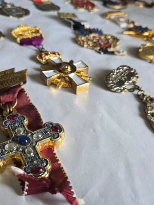 Vintage German Wandertag medals collection like new