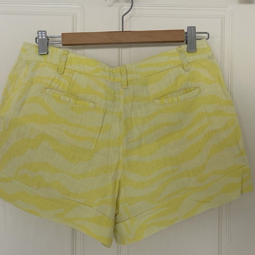 Vintage Iceberg linen shorts yellow size XS used