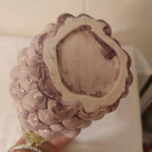 Handmade faience jug hand-painted new