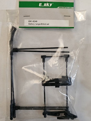 E-Sky EK1-0240 Battery Hanger and Skid Set for Honey Bee RC Helicopter like new