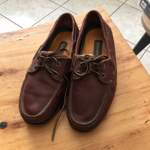 Timberland boat shoes like new, size 45, brown
