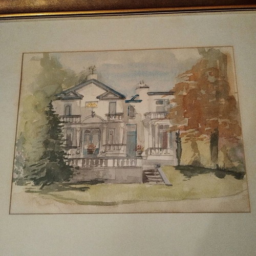 framed signed painting