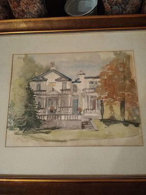 framed signed painting