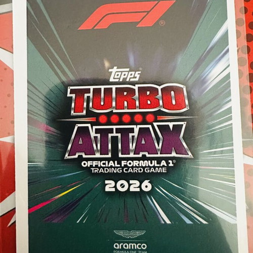 Lance Stroll La Monumental Turbo Attax 2026 card like new