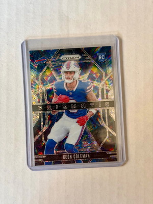 2024 Panini Prizm Keon Coleman Buffalo Bills Rookie Disco Prizmatic #15 καινούργιο