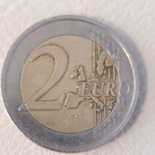 2 Euro Coin Ireland 2002 Celtic Harp used