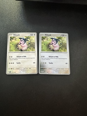 Miltank 106/132 Mega Evolution Pokemon card, normal and reverse