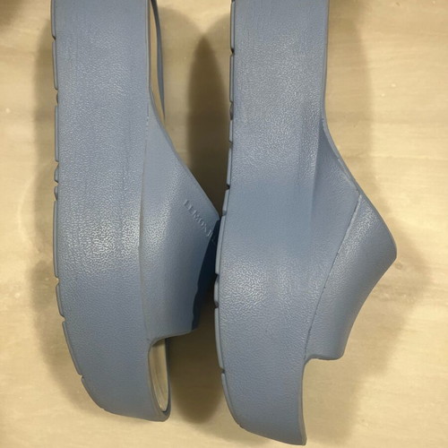 Lemon Jelly slippers used, very light, blue, size 40