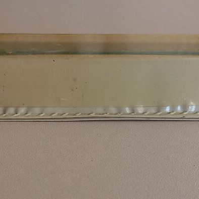 Glass dip pen used, sea blue with case