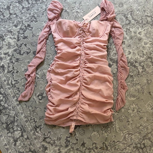 Oh Polly mini dress S new pink