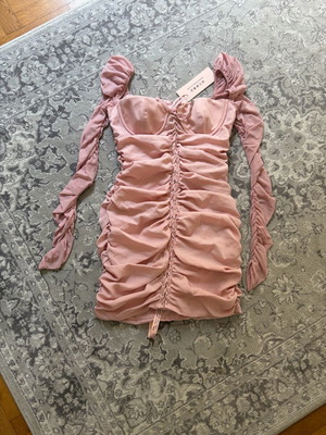 Oh Polly mini dress S new pink