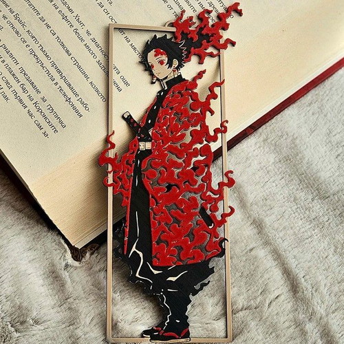 Demon Slayer 3D printed bookmark new, durable PLA+