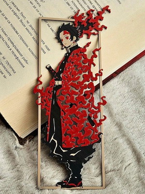 Demon Slayer 3D printed bookmark new, durable PLA+