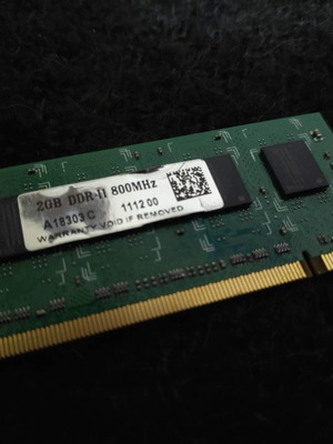 2Gb - DDR2 - 800MHz Ram - So-Dimm