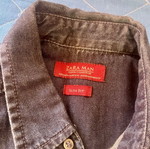 Zara Man blue jean shirt like new, size Medium