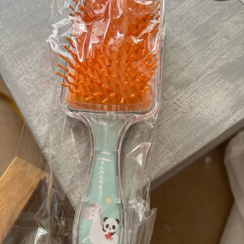 Children's hairbrush new with rainbow design
