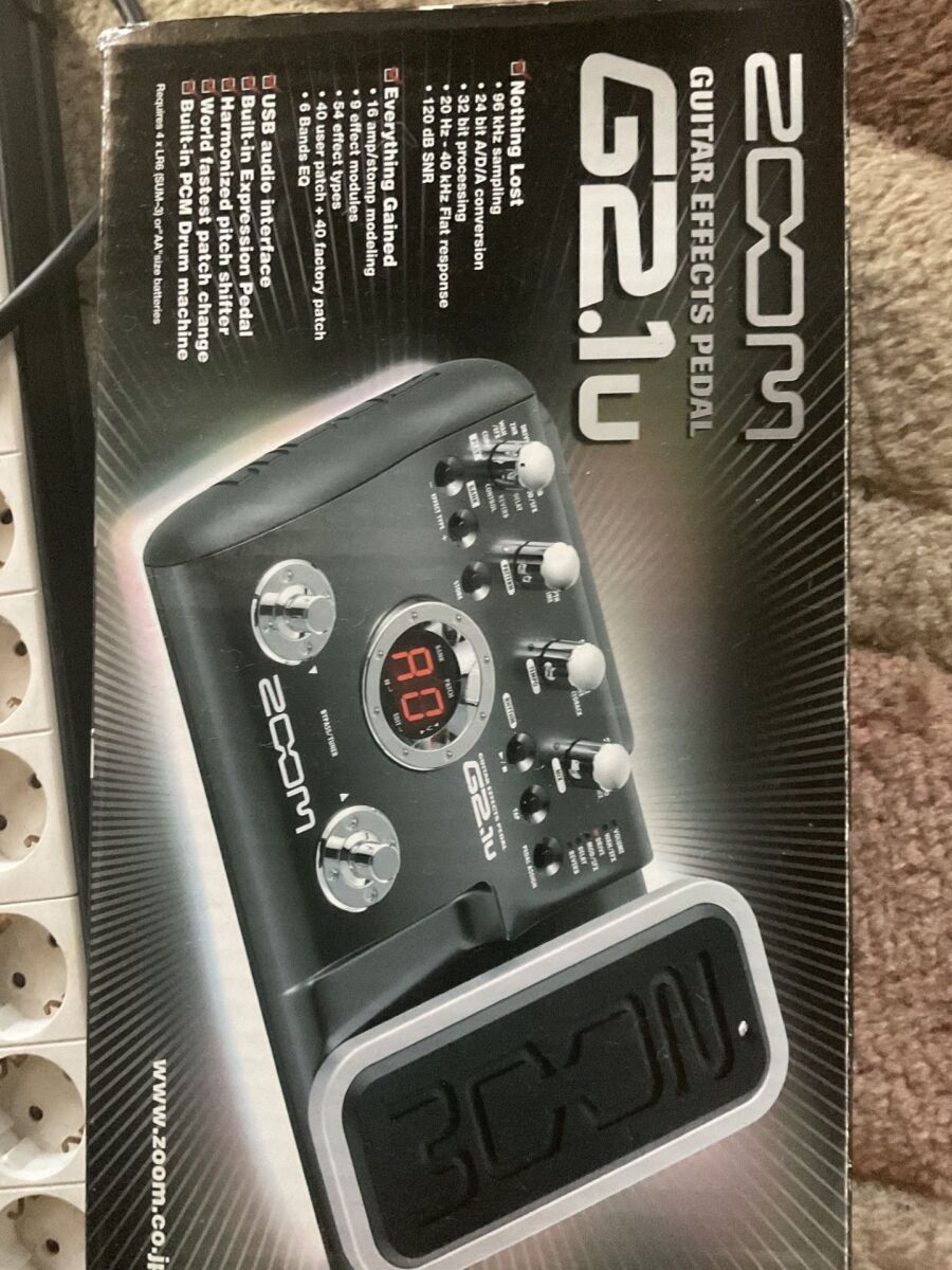 Zoom G2.1u electric guitar pedal new - € 80,00 - Vendora.cy