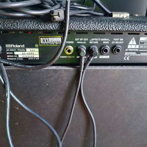 Roland GC-405 Mini Stack amplifier set like new with cables