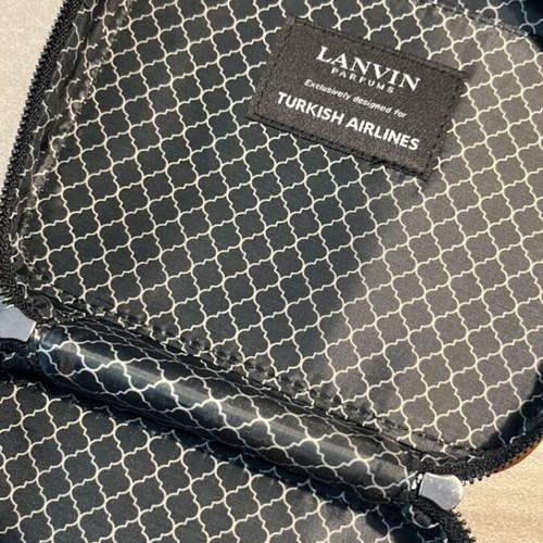 Lanvin Parfums Turkish Airlines Travel Bag New