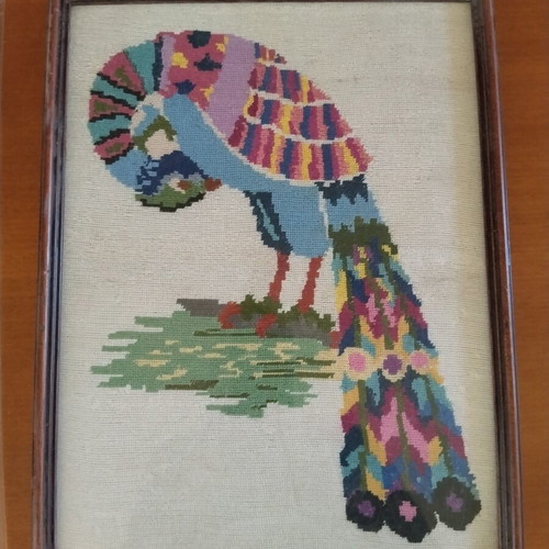 Embroidered frame used 42×32