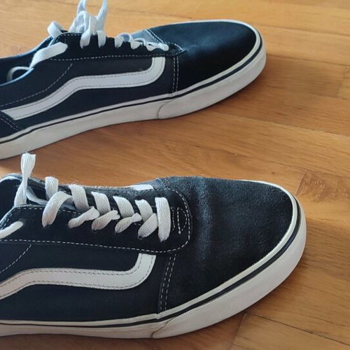 Vans shoes black canvas like new