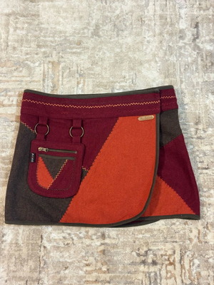Vintage Moshiki wool patchwork skirt like new, size M