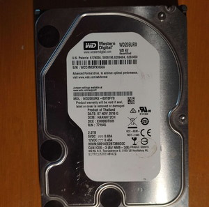 2TB WD HDD 3.5"