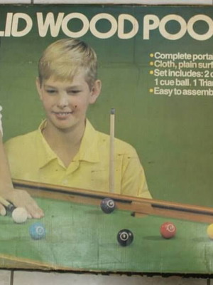 Estrela 36 Solid Wood Pool Table καινούργιο, κουτί φθαρμένο