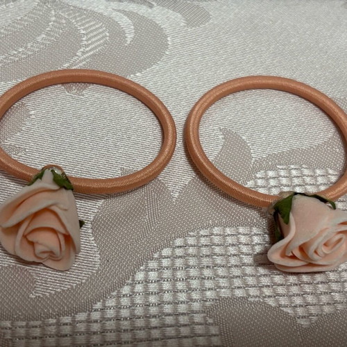 Two hair ties together made to order