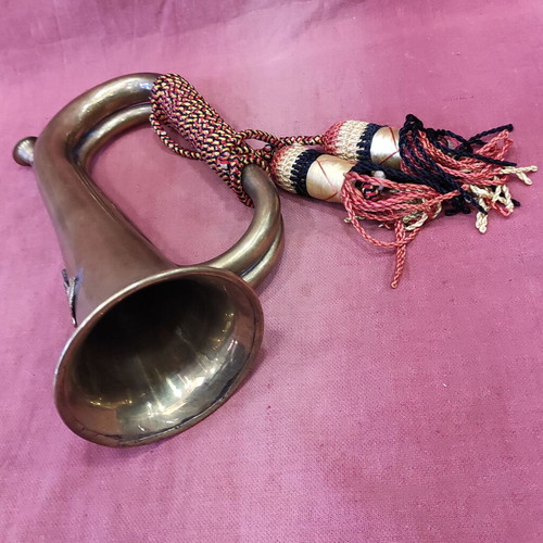 British artillery bugle from WWI and WWII, like new