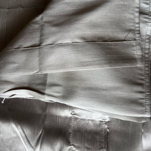 Curtain set 2 silver new 1.40x2.00 m