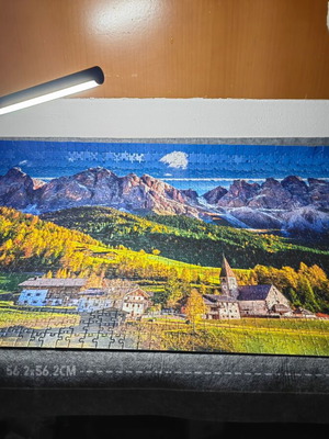 Puzzle 1500 pieces new, assembled, ready for framing