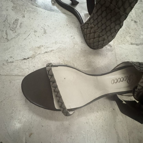 Women's low sandals like new, size 39, gray