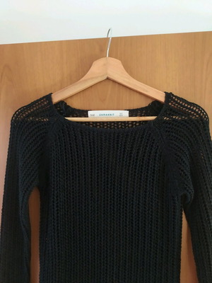 Zara women's blouse black like new size M