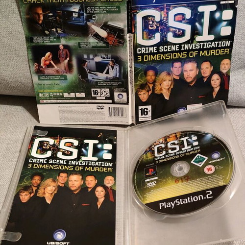 CSI: Crime Scene Investigation PS2 used in very good condition