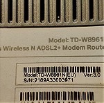  TP-LINK TD-W8961N v3 ADSL2+ Ασύρματο Modem Router Wi‑Fi 4 με 4 Θύρες Ethernet