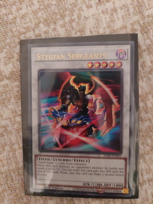Yu-Gi-Oh Stygian Sergeants Ultra Rare καινούργιο