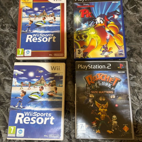 PS2 και Wii games μεταχειρισμένα, μη λειτουργικά, με γρατσουνιές