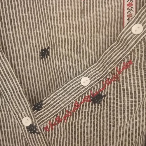 Striped shirt used, cotton, size M/L by Shop And Co