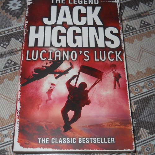Jack Higgins Luciano's Luck paperback book used