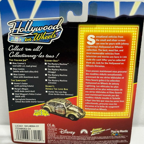 Johnny Lightning 2004 The Italian Job Mini Cooper Blue new