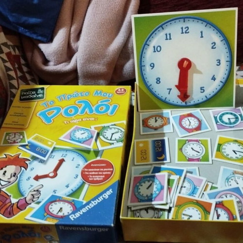 Ravensburger My First Clock Educational Time Learning Game like new