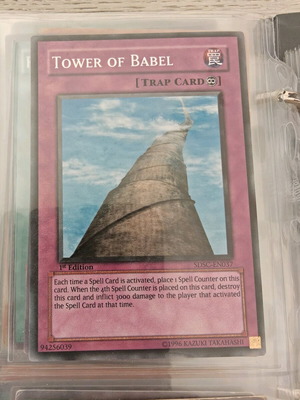 Yu-Gi-Oh card Tower of Babel like new