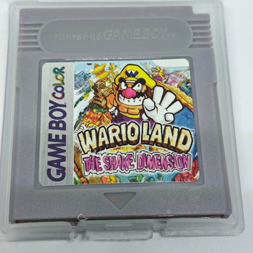 Wario Land The Shake Dimension Game Boy Color cartridge like new