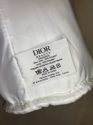 Dior pouch new, white