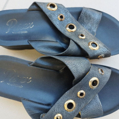 Parex Anatomic women's anatomical slippers size 38 like new, black