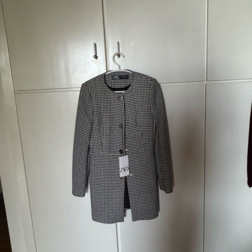 Redikonta checked white-black size XS new Zara