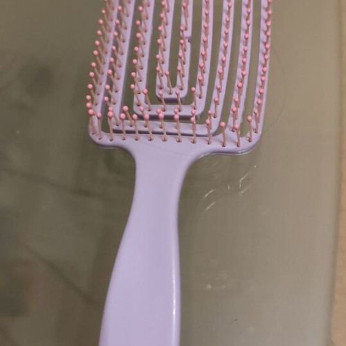 Hair comb purple new detangling