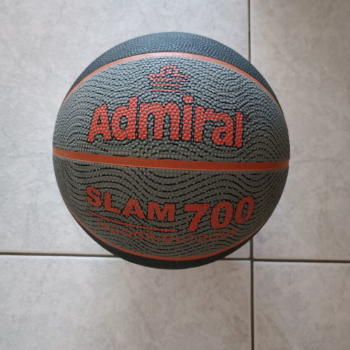 Admiral basketball ball like new, gray and red