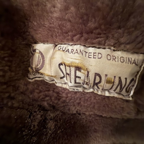 Prada shearling jacket vintage 90s, like new, brown